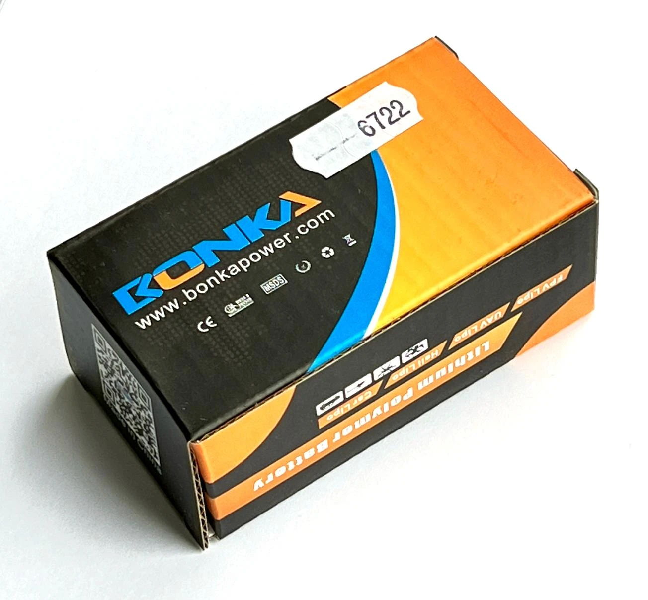 Bonka LiPo 2S 400mAh 7.4V 50C JST - Image 4